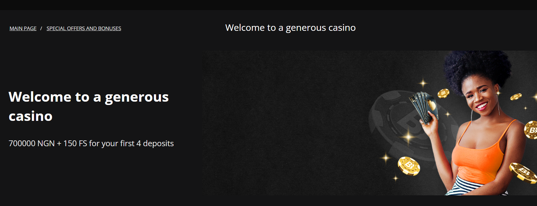 BizBet Welcome bonus