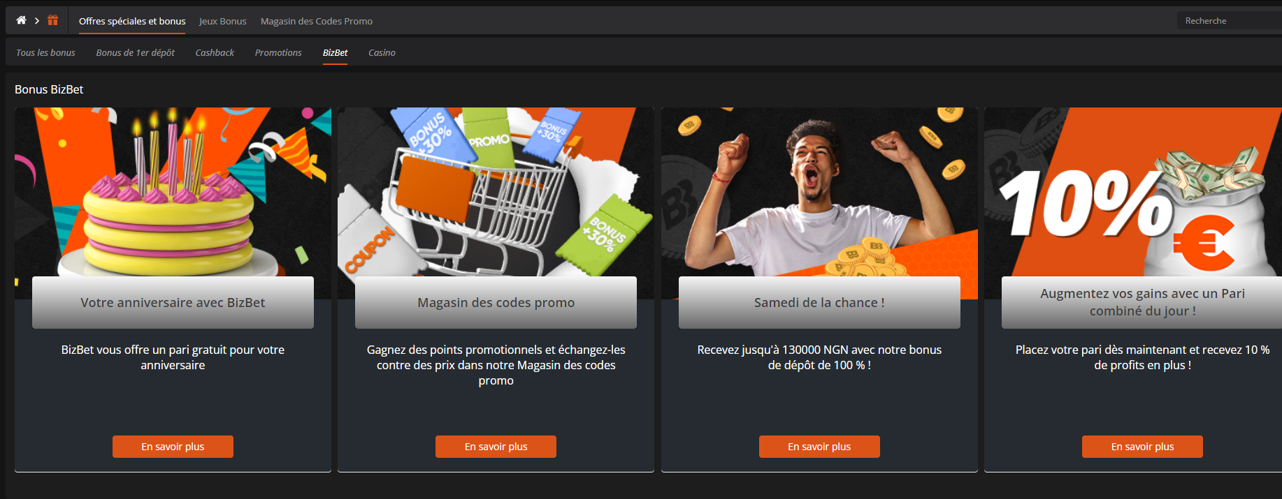 Bonus pour les clients fidèles BizBet Bonus pour les clients fidèles BizBet