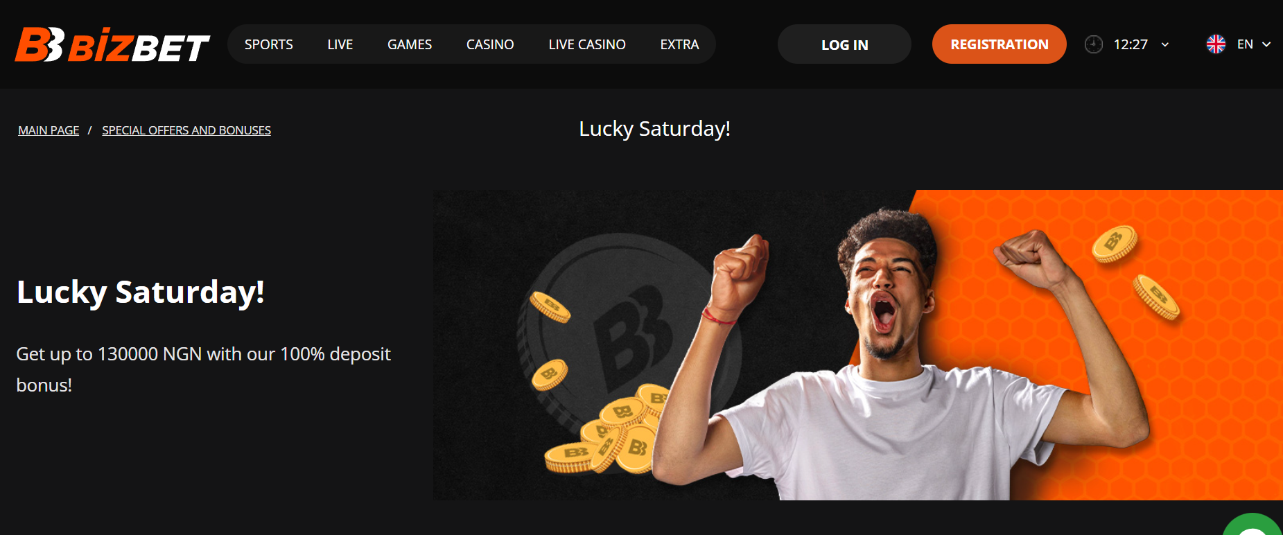 Other bonuses and promotions on BizBet