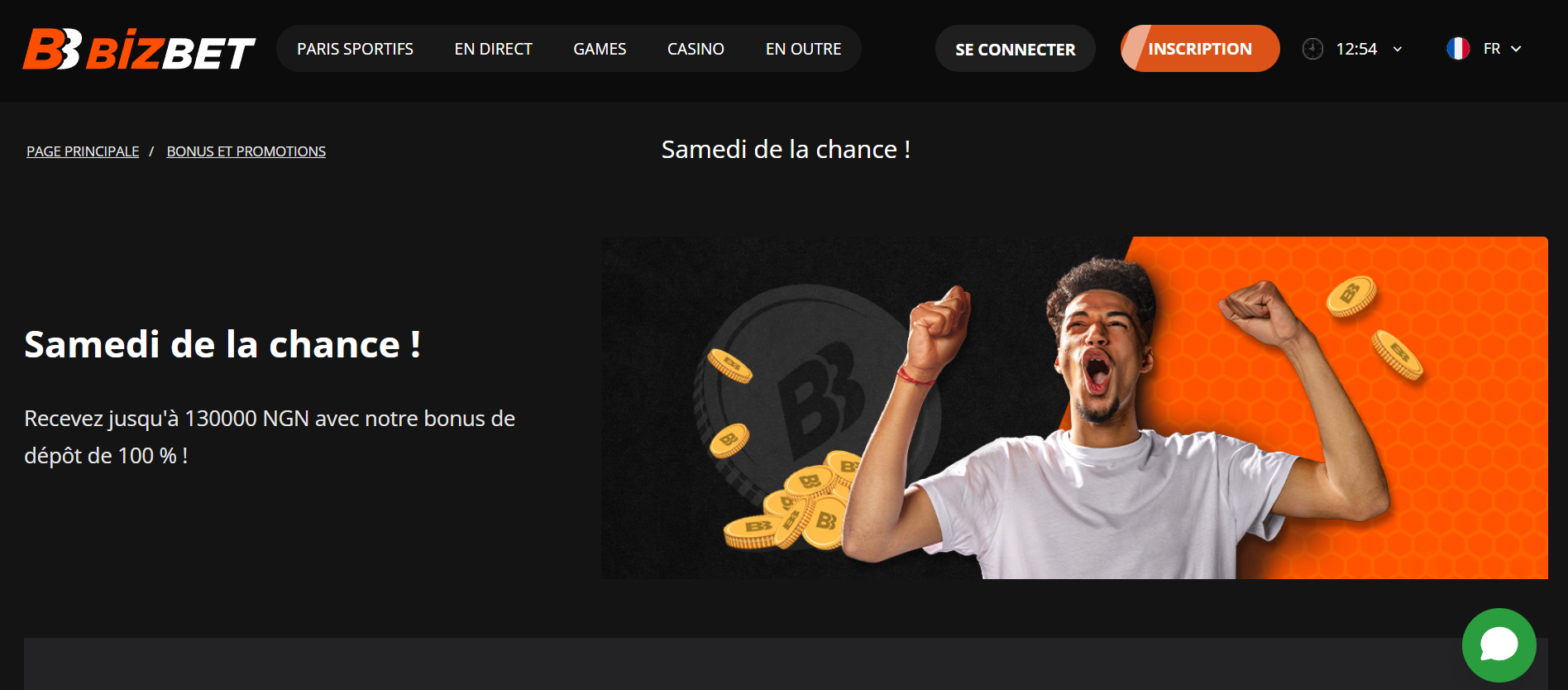 Autres bonus et promotions sur BizBet