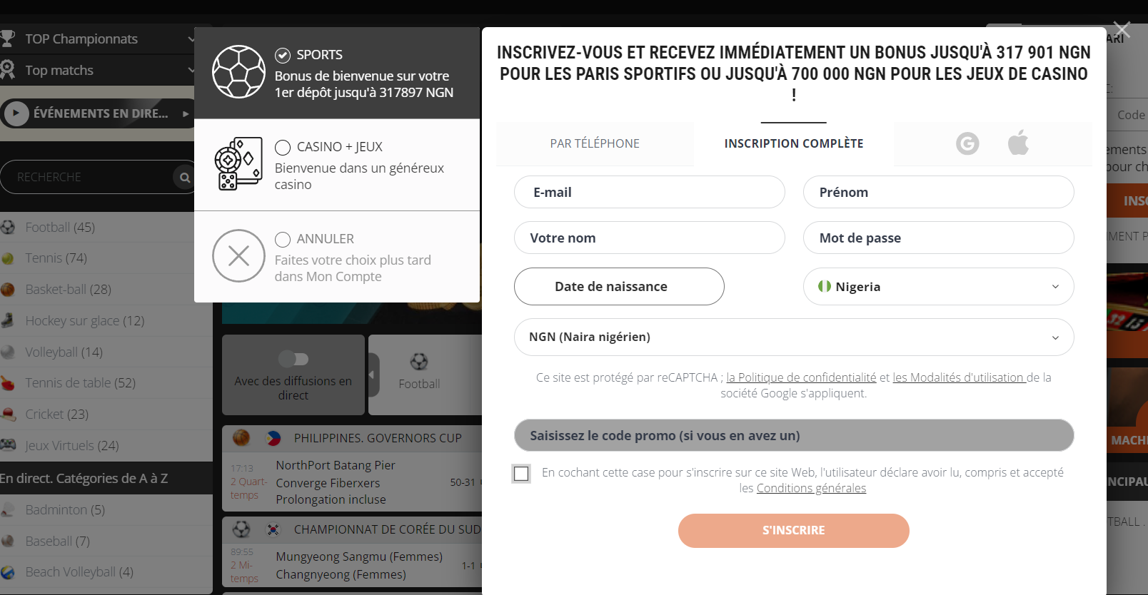 Fonctionnalités du compte personnel Fonctionnalités du compte personnel